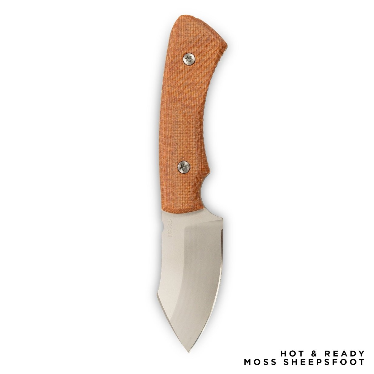 Hot and Ready Moss Sheepsfoot Knife| Skinning & EDC Knife
