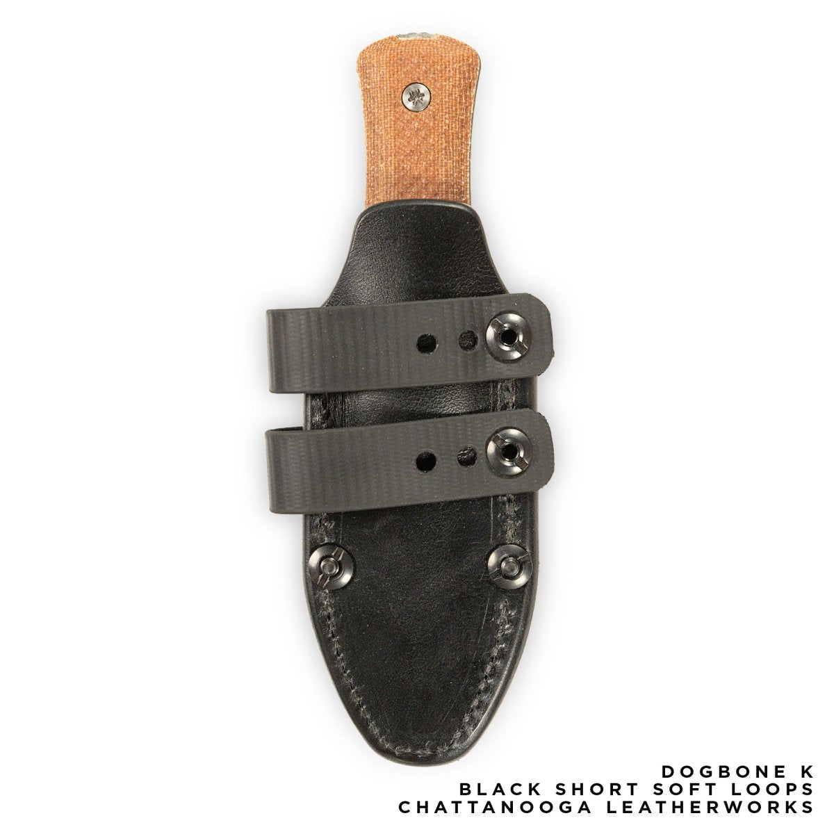 Chattanooga Leatherworks Dogbone - K Leather Sheath - Dauntless Manufacturing