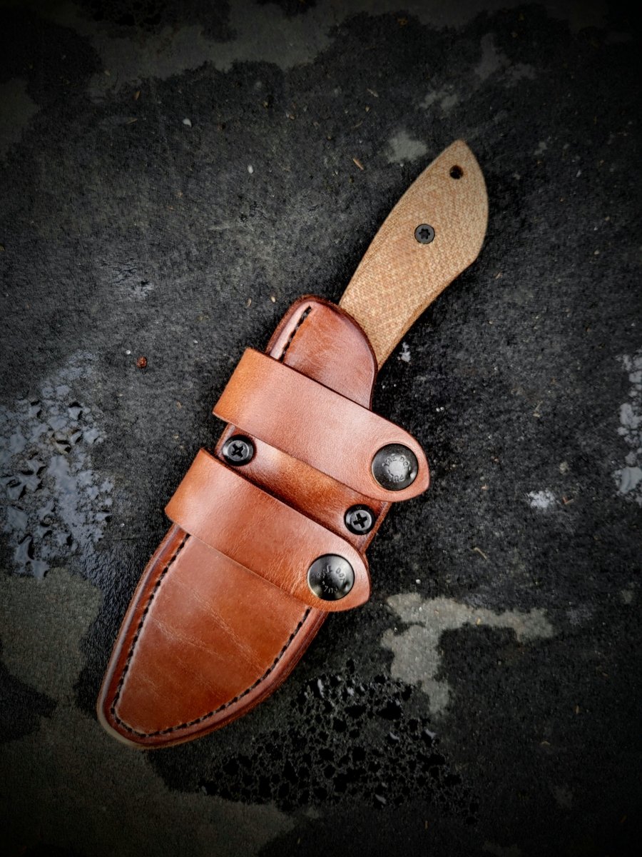 Chattanooga Leatherworks Harris Leather Sheath - Dauntless Manufacturing