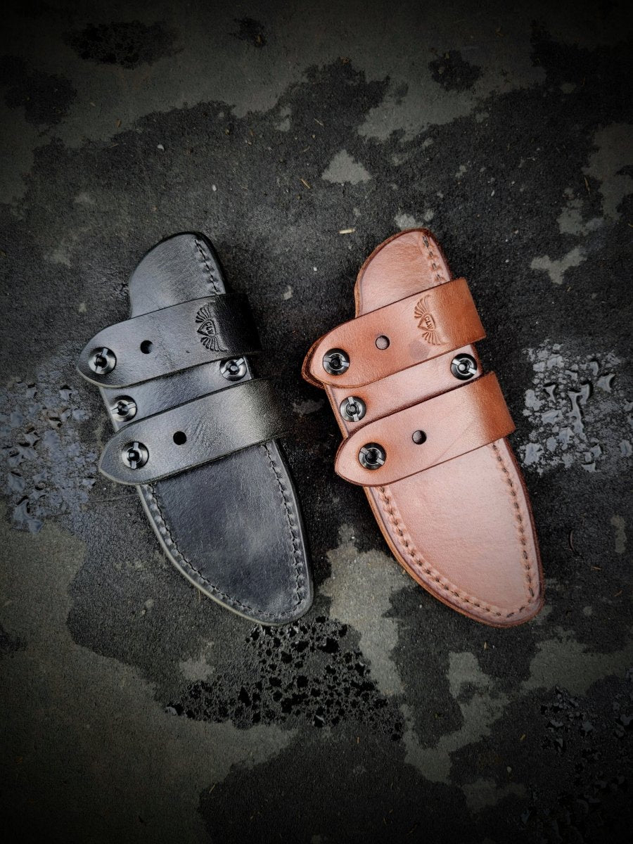 Chattanooga Leatherworks Harris Leather Sheath - Dauntless Manufacturing