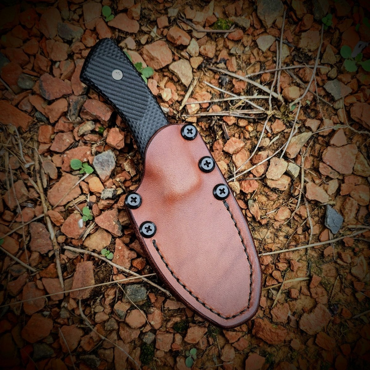 Chattanooga Leatherworks Moss Leather Sheath - Dauntless Manufacturing