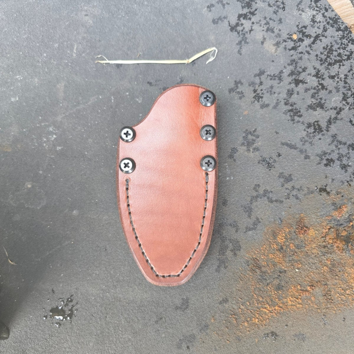 Chattanooga Leatherworks Moss Leather Sheath - Dauntless Manufacturing