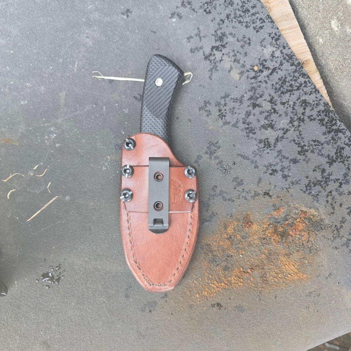 Chattanooga Leatherworks Moss Leather Sheath - Dauntless Manufacturing