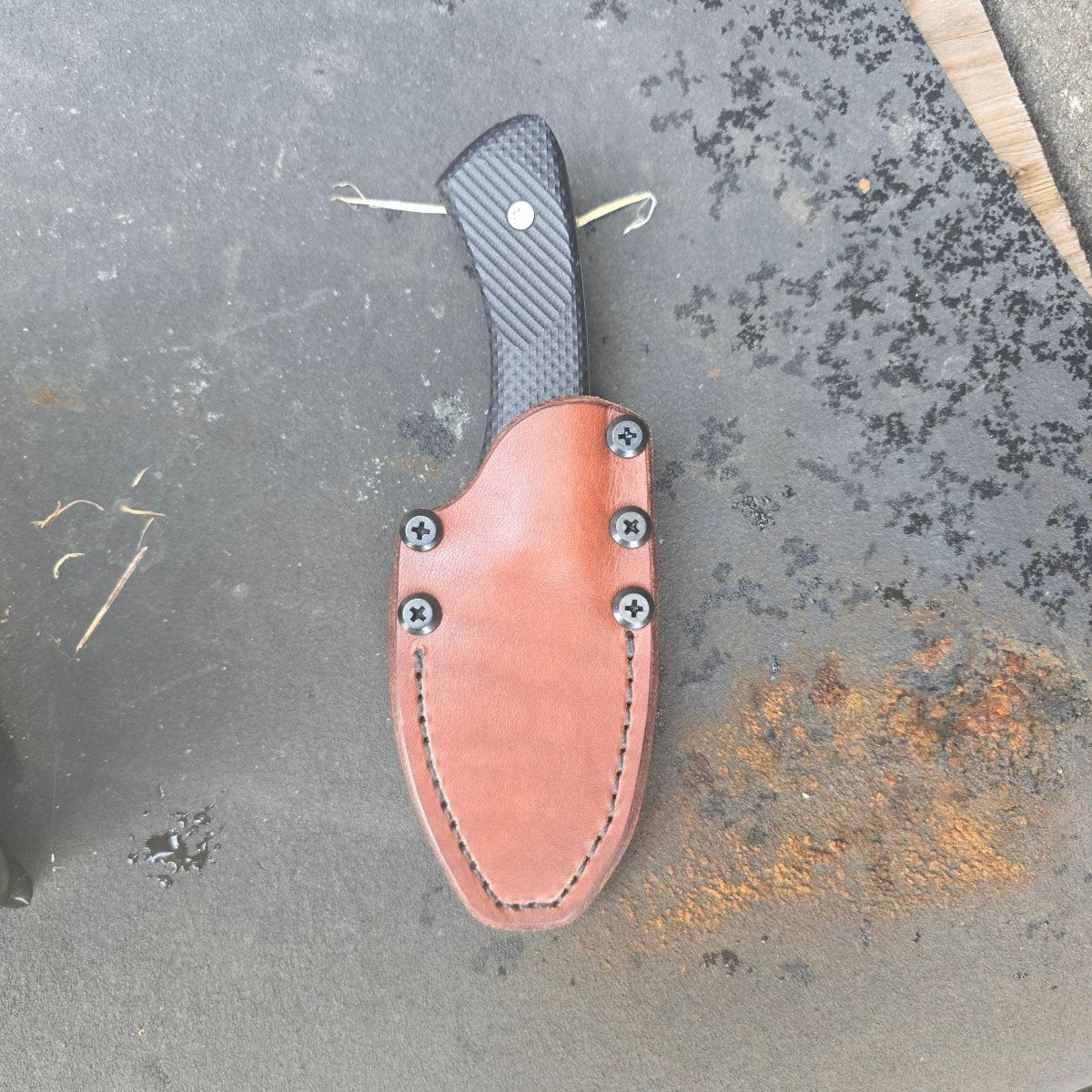 Chattanooga Leatherworks Moss Leather Sheath - Dauntless Manufacturing