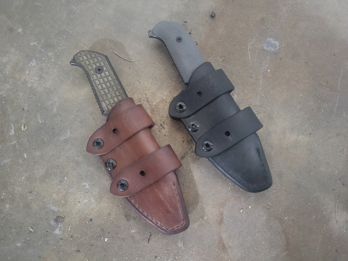 Chattanooga Leatherworks Work Knife V1 Leather Sheath - Dauntless Manufacturing