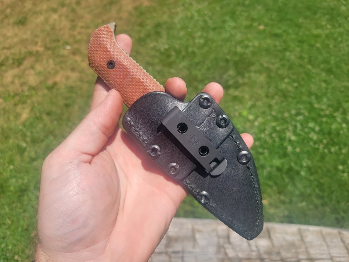 Chattanooga Leatherworks Work Knife V2 Leather Sheath - Dauntless Manufacturing