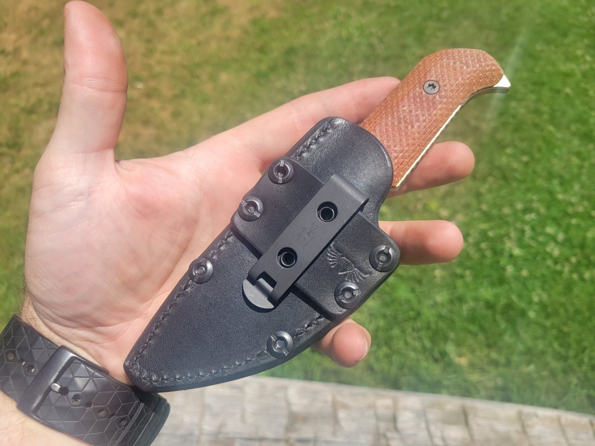 Chattanooga Leatherworks Work Knife V2 Leather Sheath - Dauntless Manufacturing