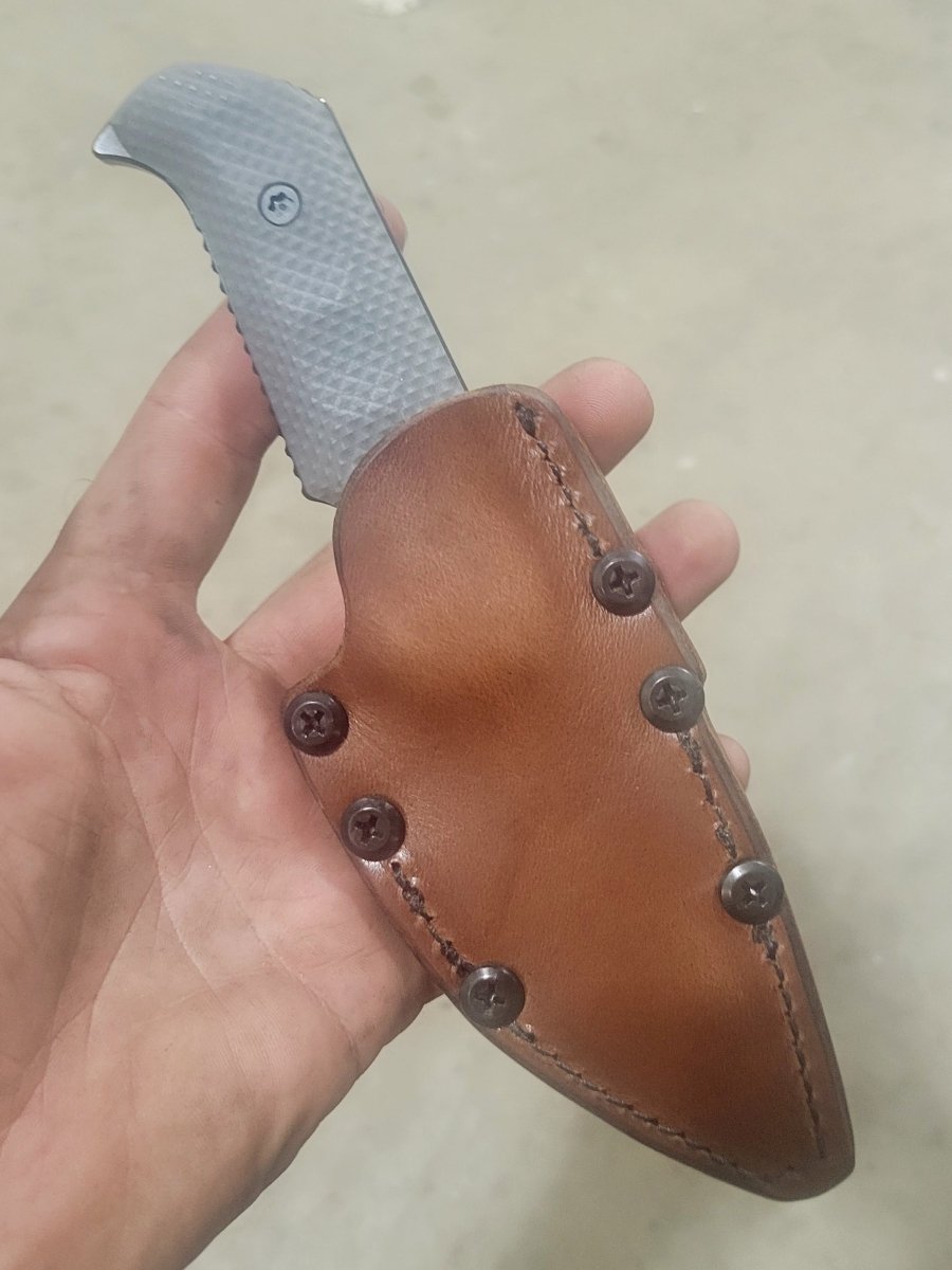 Chattanooga Leatherworks Work Knife V2 Leather Sheath - Dauntless Manufacturing