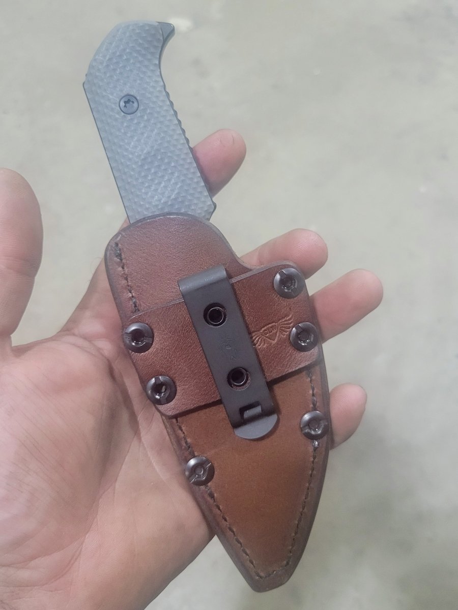 Chattanooga Leatherworks Work Knife V2 Leather Sheath - Dauntless Manufacturing