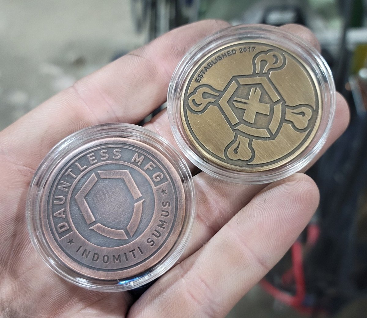 Dauntless Crossbones Coin - Dauntless Manufacturing